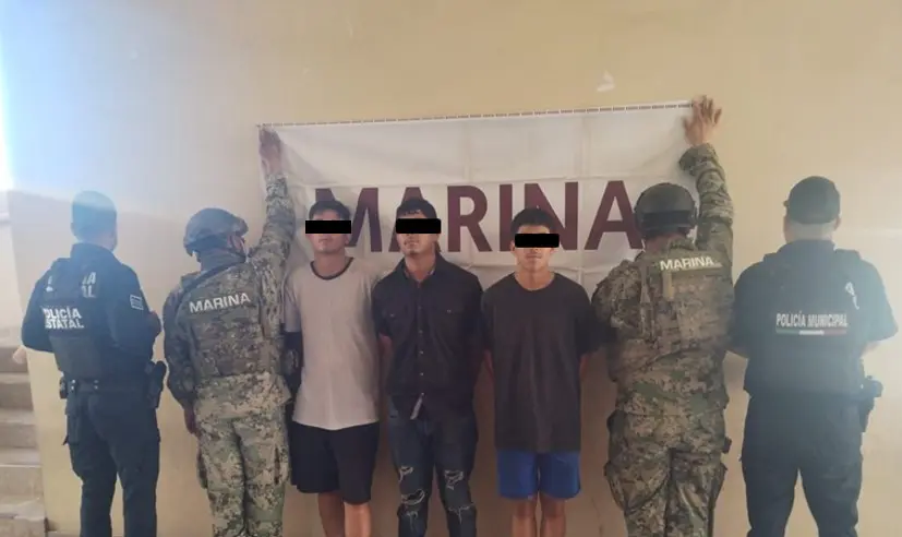 Identifican a detenidos tras persecución en el Centro de Ciudad Obregón; dos son menores