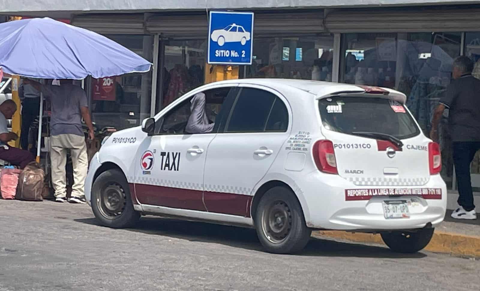 Taxistas de Cajeme buscan alternativas para hacer frente a costos de operación