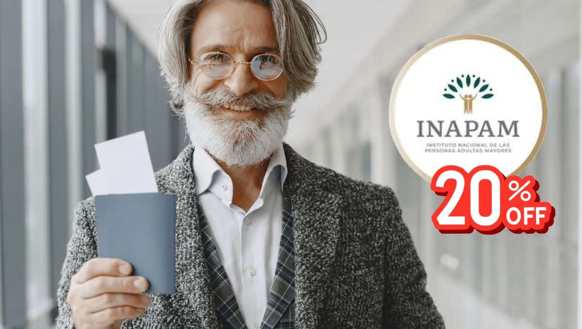 Inapam: ¿Cuál es la aerolínea mexicana que ofrece 20% de descuento a adultos mayores?