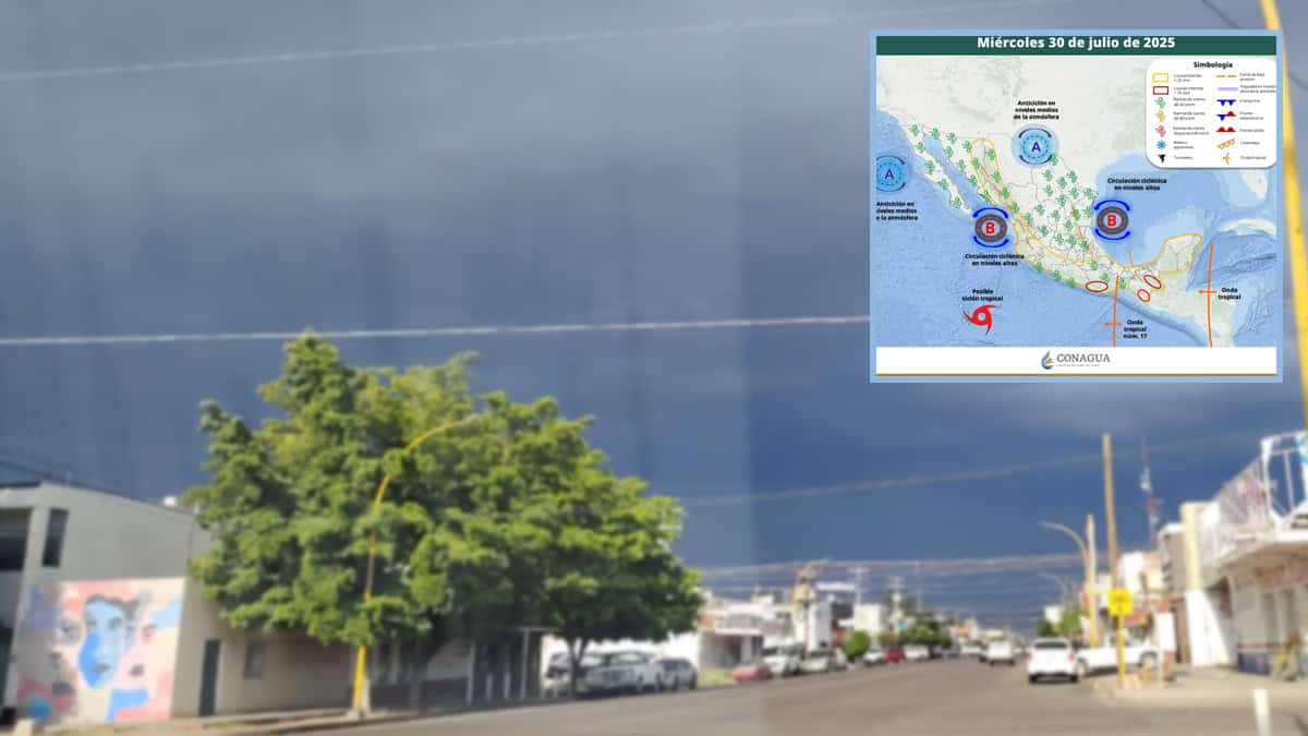 Clima en Sonora hoy, 30 de julio: Ciudad Obregón y Hermosillo, con alta probabilidad de lluvia