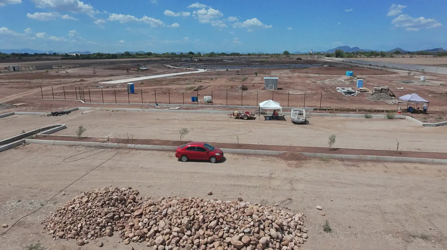 Parque Gratitud va al 50 por ciento