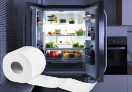 ¿Para qué sirve poner papel higiénico en el refrigerador?