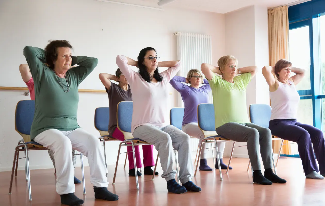 Algunos ejercicios estimulan la relajación del cuerpo.