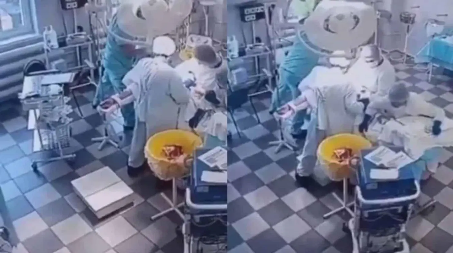 Sismo en Rusia: Médicos se hacen virales por no detenerse mientras hacían cirugía | VIDEO