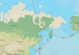 Terremoto de magnitud 8.7 impacta la costa de Rusia, el más grande del mundo