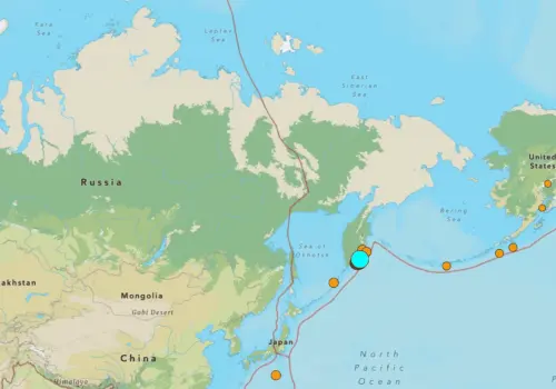 Terremoto de magnitud 8.7 impacta la costa de Rusia; el más grande del mundo