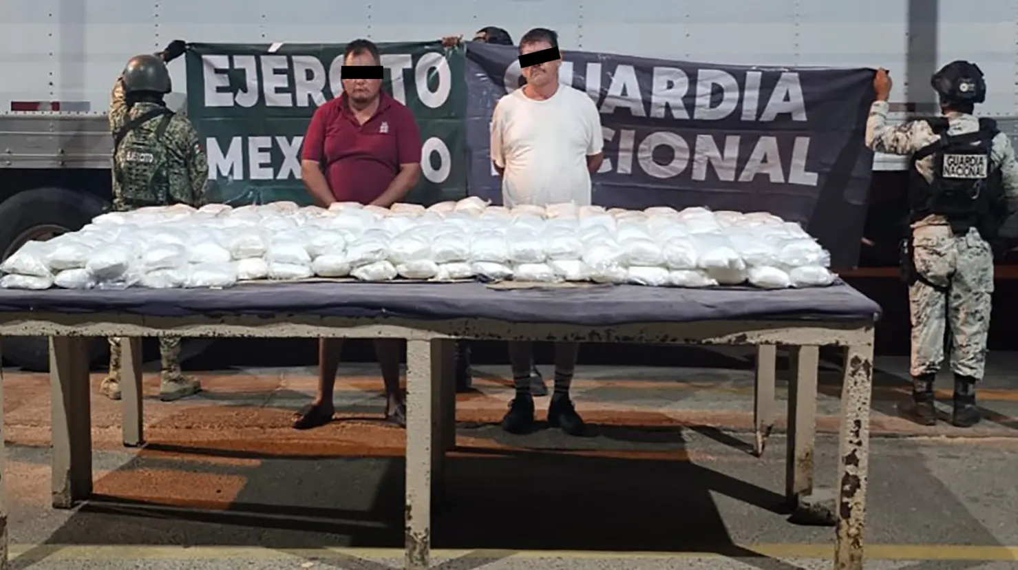 Interceptan millonario cargamento de droga en SLRC