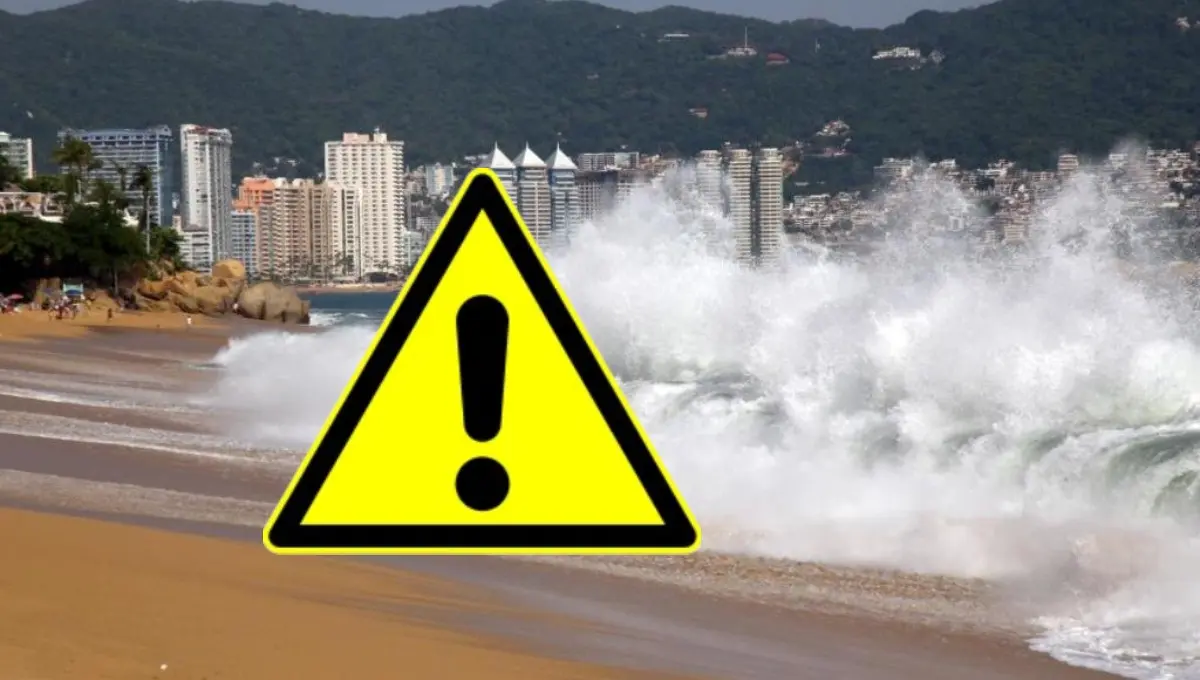 Manzanillo sufre de mar de fondo; Protección Civil da recomendaciones. Foto: Original