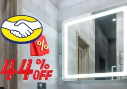 ¿Quieres renovar tu baño? Aprovecha este espejo con luz LED que tiene descuento en Mercado Libre