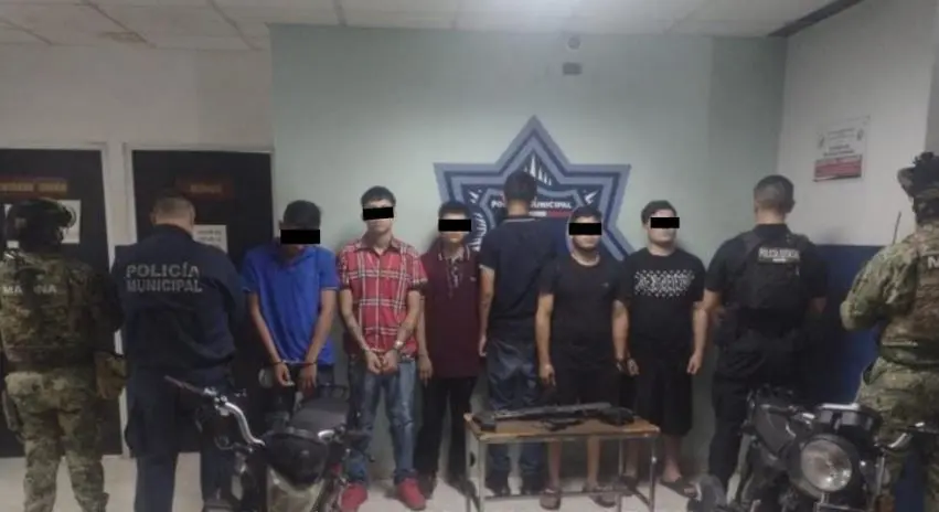 Detienen a seis jóvenes durante operativo en la Libertad; uno es menor de edad