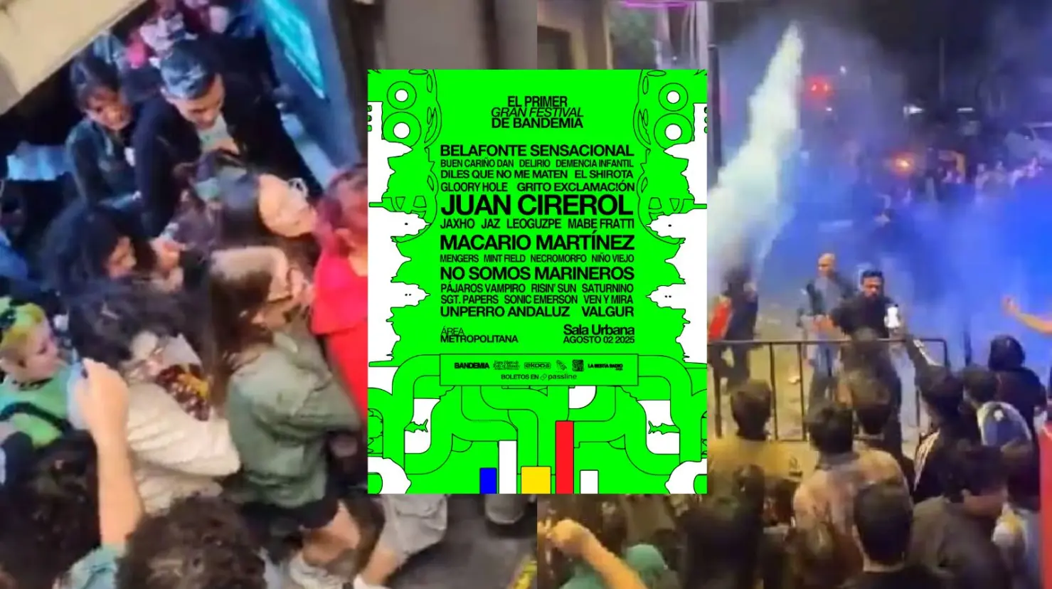 Festival Bandemia: ¿Qué pasó y por qué los asistentes fueron agredidos con extintores tras ser cancelado?