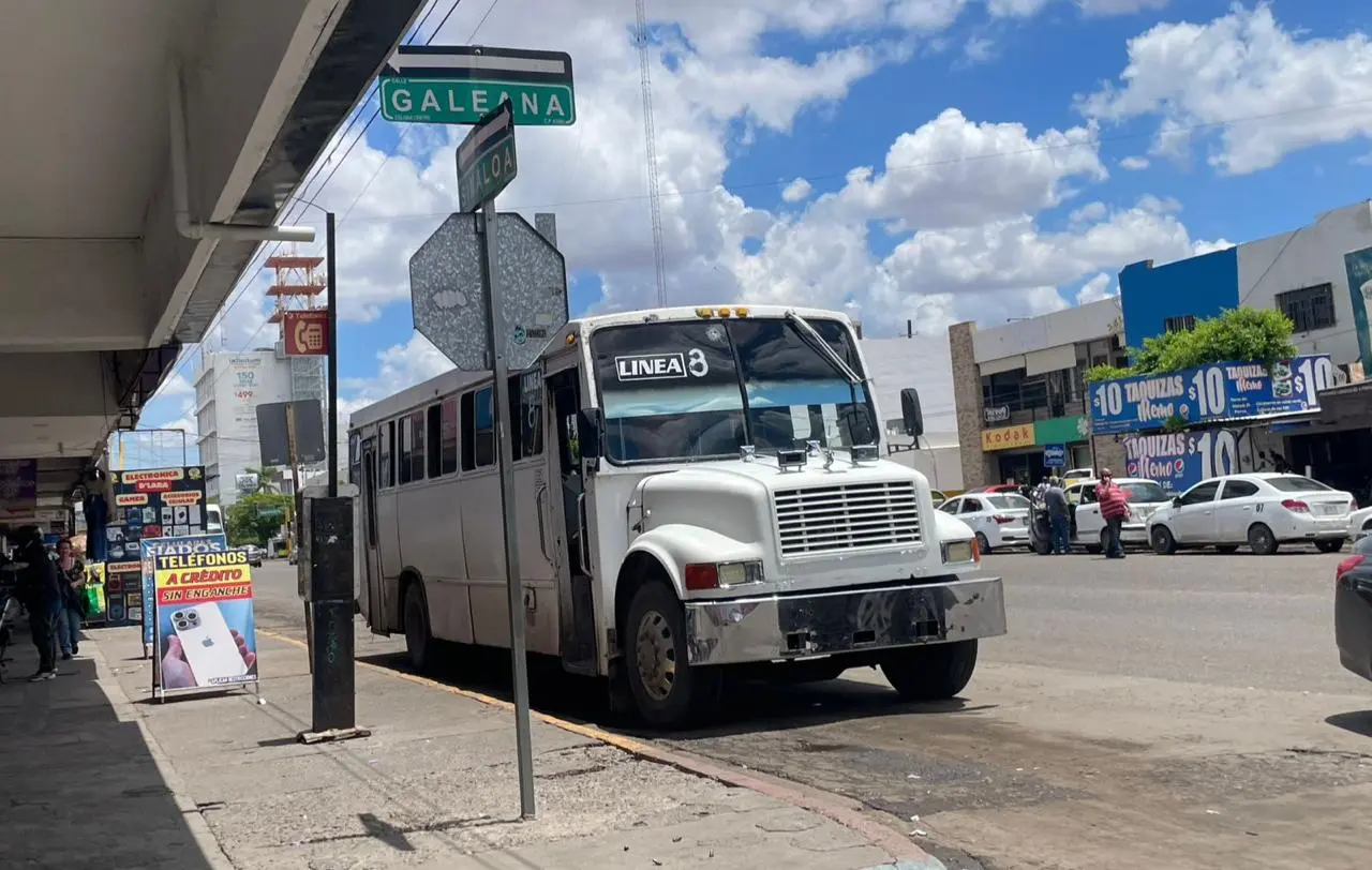 Lluvias han afectado al transporte urbano en Cajeme