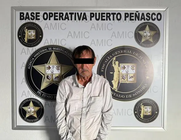 Capturan en Puerto Peñasco a estadounidense que violó libertad condicional