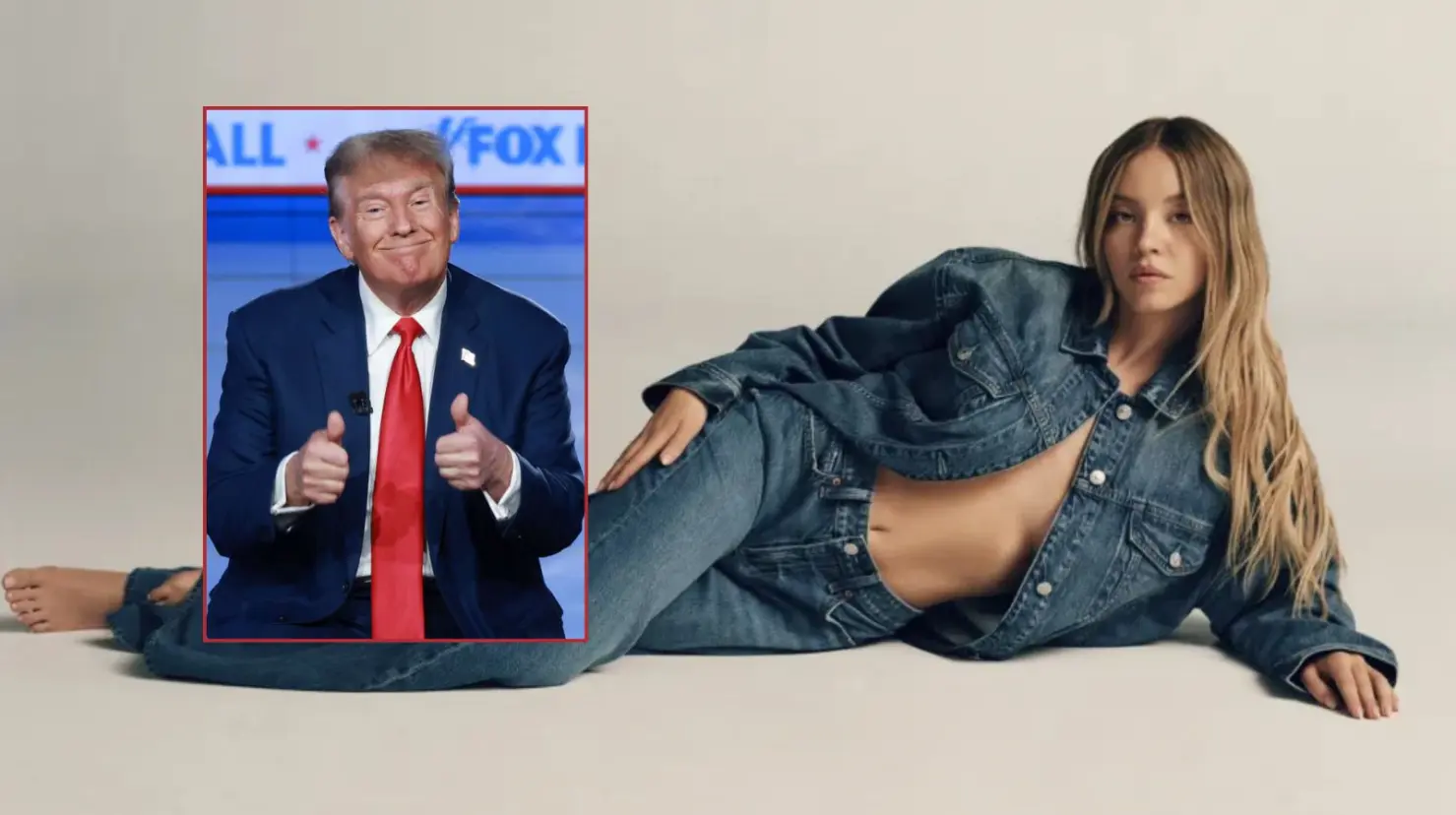 Trump apoya a Sydney Sweeney tras polémica de American Eagle: "Ser woke es para perdedores"