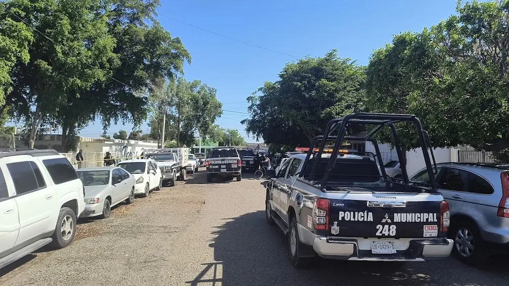 Balean un domicilio en la colonia Constitución