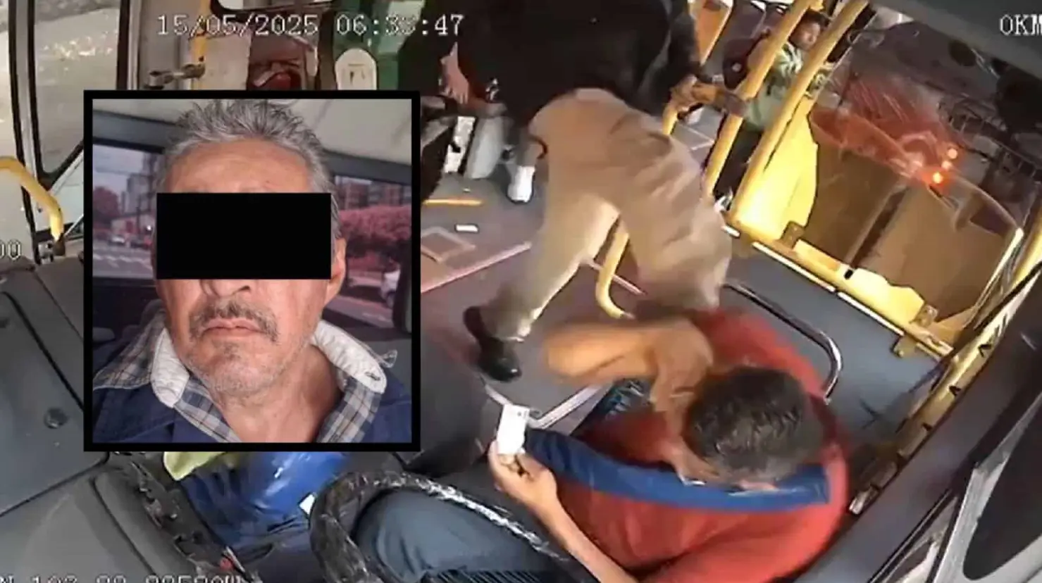 Detienen a Sergio N, hombre que habría golpeado con un termo a un chofer de camión en Guadalajara