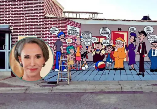 Ciudadanos buscan borrar a Florinda Meza de mural del Chavo del 8 en colonia de Hermosillo