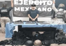 Decomisan droga y armamento durante cateo en la colonia Cortinas de Ciudad Obregón; hay un detenido