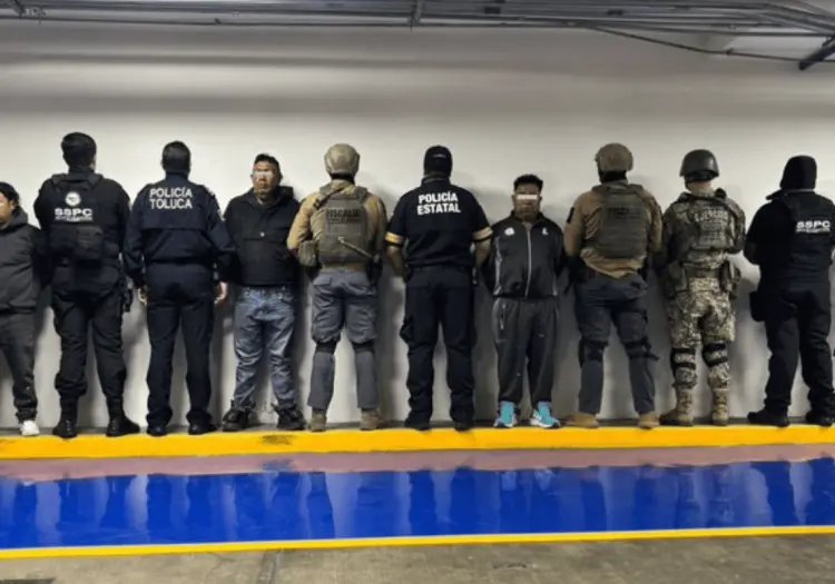 Desmantelan a "Los Alfas", peligrosa célula criminal que operaba en el Valle de Toluca
