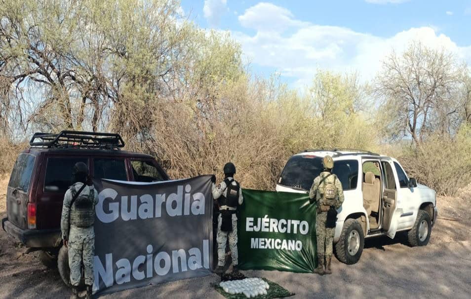 Decomisan cargamento de droga en Átil, al norte de Sonora