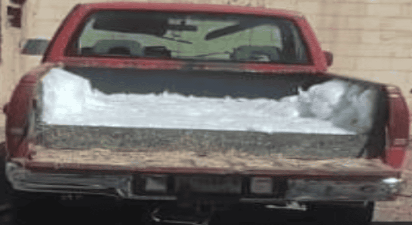 En Vícam, decomisan droga oculta en una camioneta