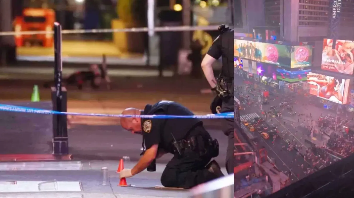 Así fue el tiroteo en Times Square que dejó tres heridos y provocó pánico entre turistas