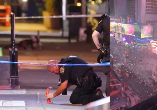 Así fue el tiroteo en Times Square que dejó tres heridos y provocó pánico entre turistas