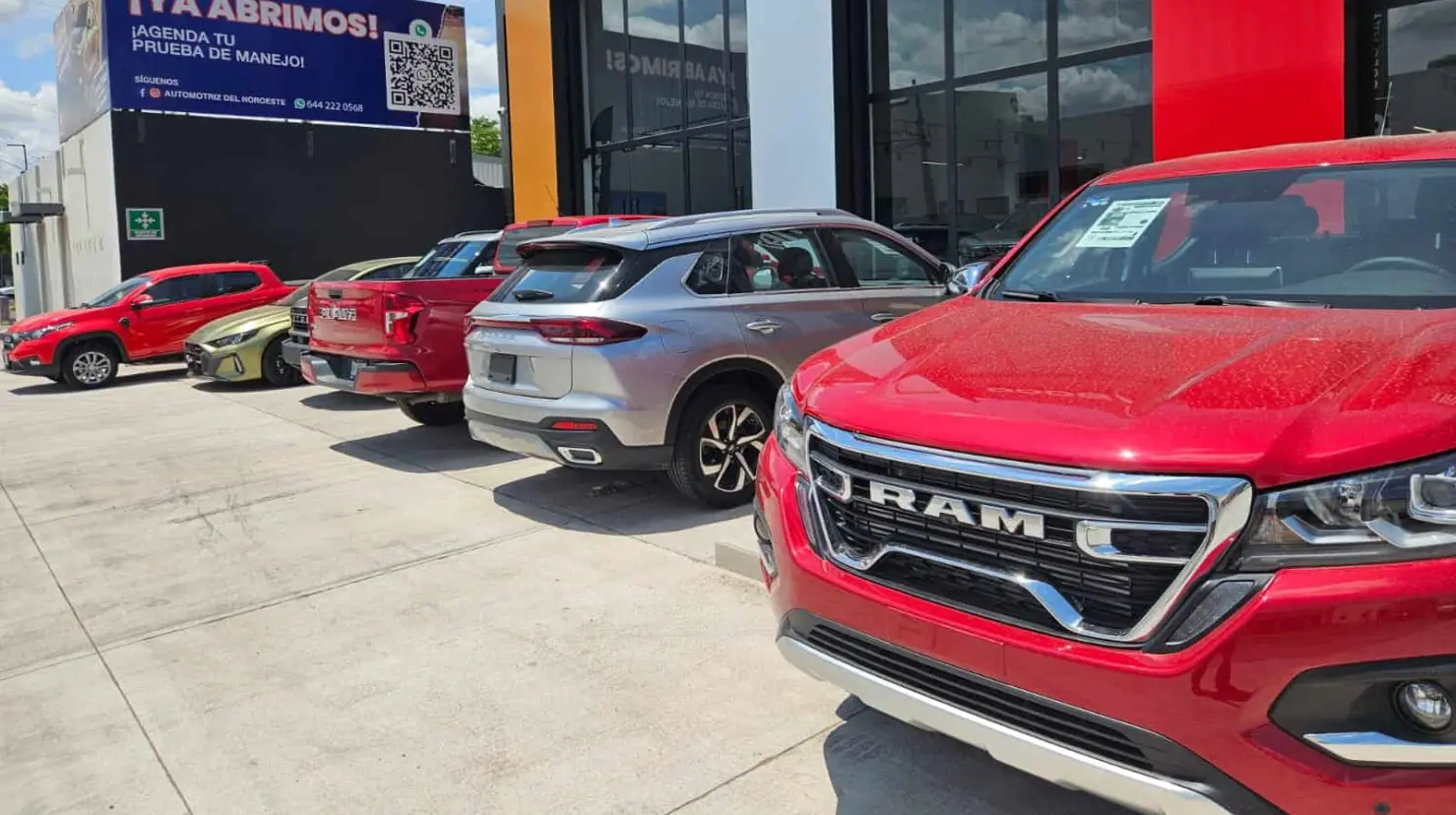Leve repunte en venta de carros nuevos en Cajeme