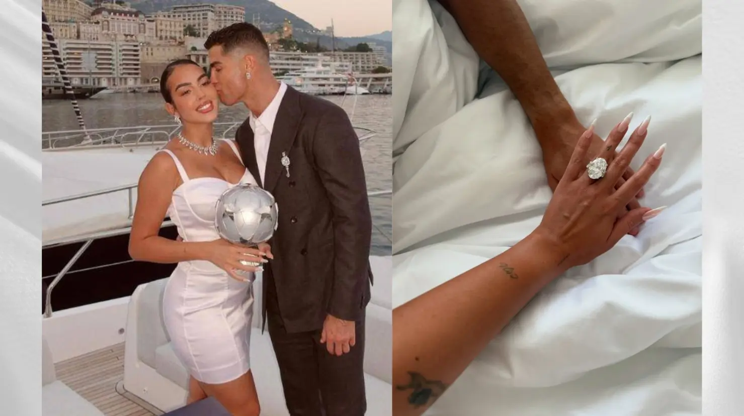 ¿Cuánto cuesta el lujoso anillo de compromiso que Cristiano Ronaldo dio a Georgina Rodríguez?