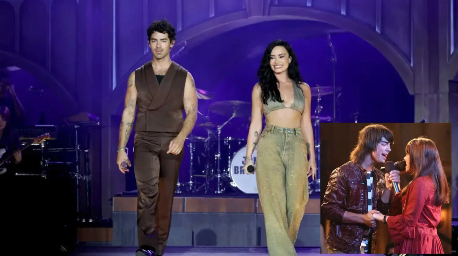 Demi Lovato y Joe Jonas reavivan la magia de Camp Rock en un histórico reencuentro en el MetLife Stadium