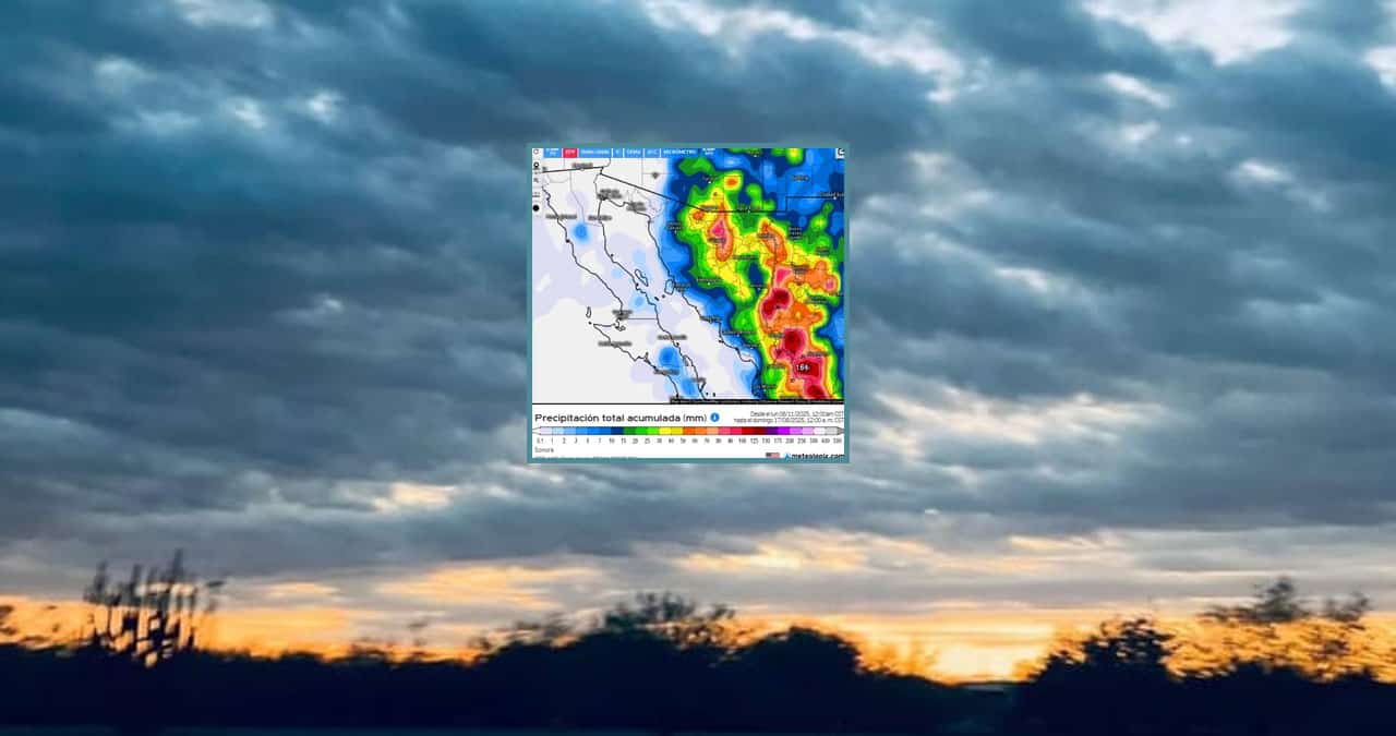 Gobierno de Sonora mantiene alerta por lluvias monzónicas y altas temperaturas esta semana
