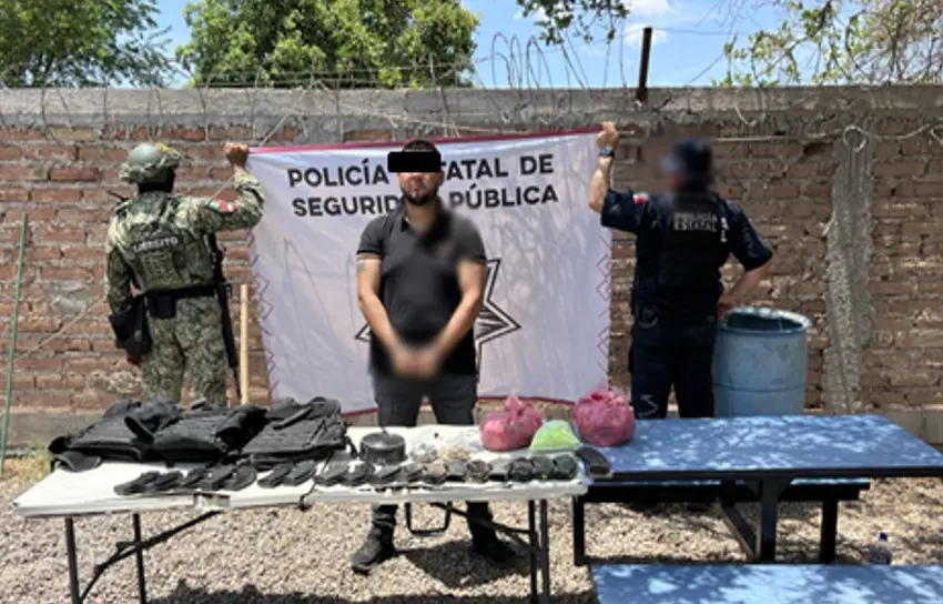 Reportan cinco detenidos tras operativos en Bácum