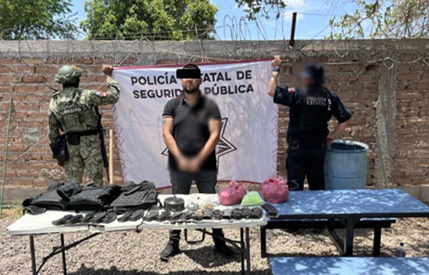 Reportan cinco detenidos tras operativos en Bácum