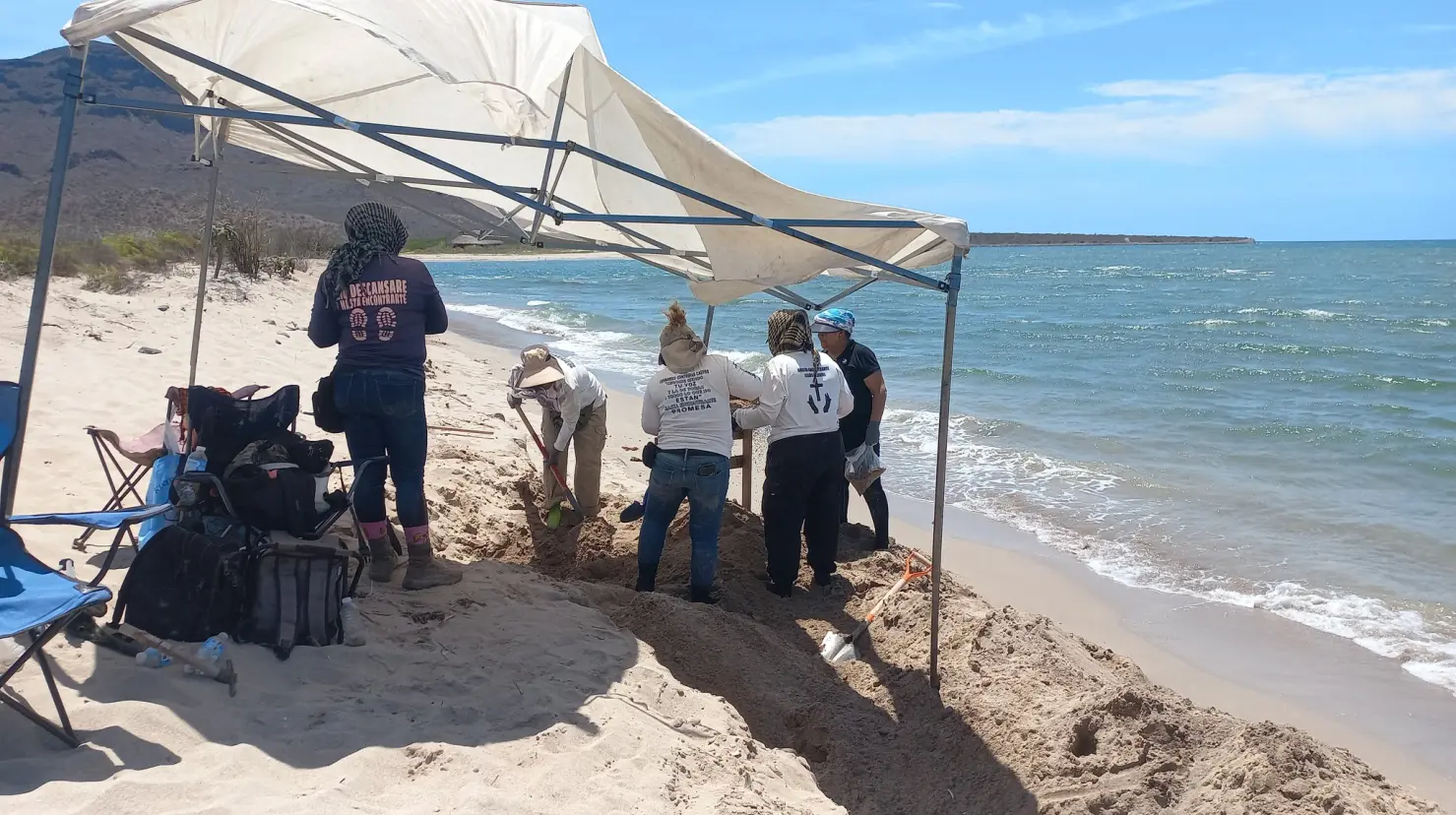 Hallan restos humanos en playa de Guaymas