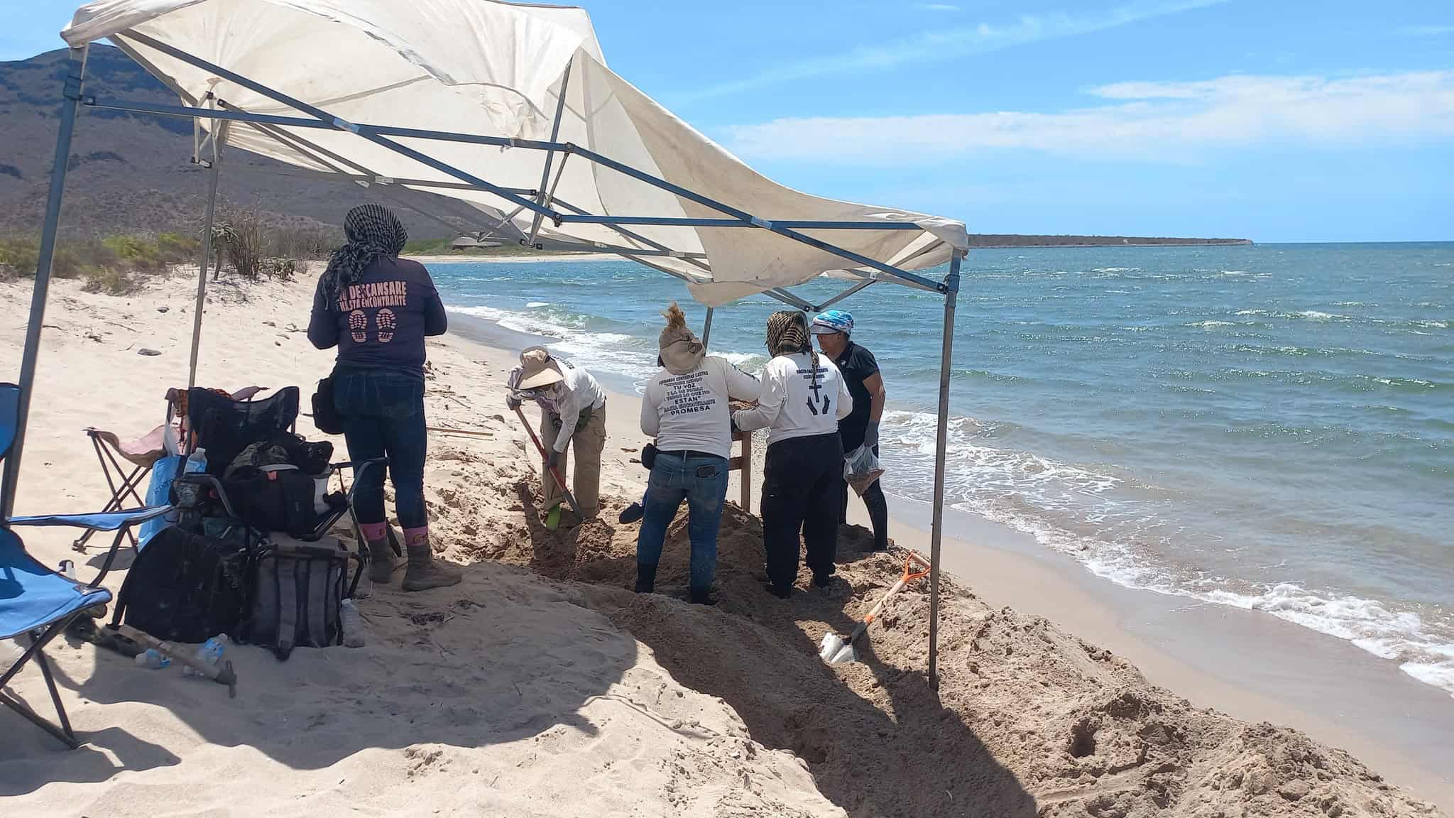 Hallan restos humanos en playa de Guaymas