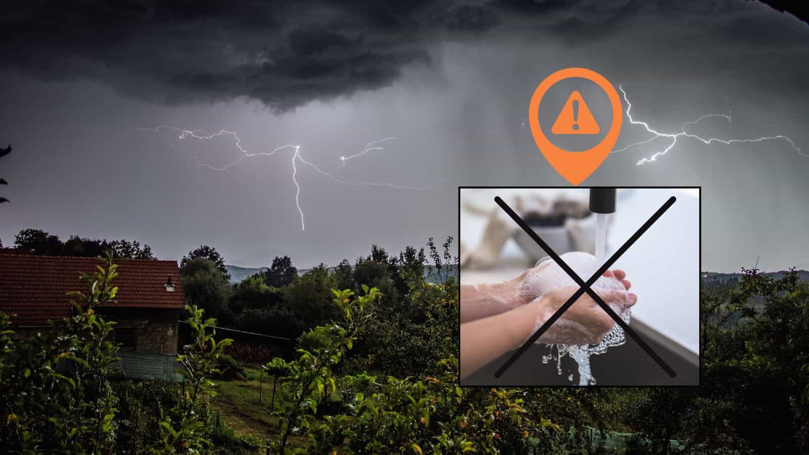 ¿Por qué no debes lavar los trastes durante una tormenta eléctrica? Esto recomienda Protección Civil