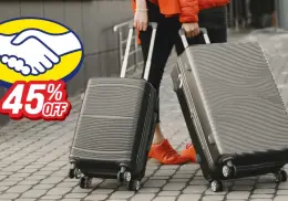 Mercado Libre: organiza tu próximo viaje con este set de 3 maletas que tiene 45% de descuento
