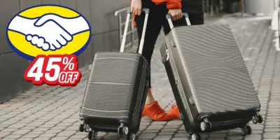 Mercado Libre: organiza tu próximo viaje con este set de 3 maletas que tiene 45% de descuento