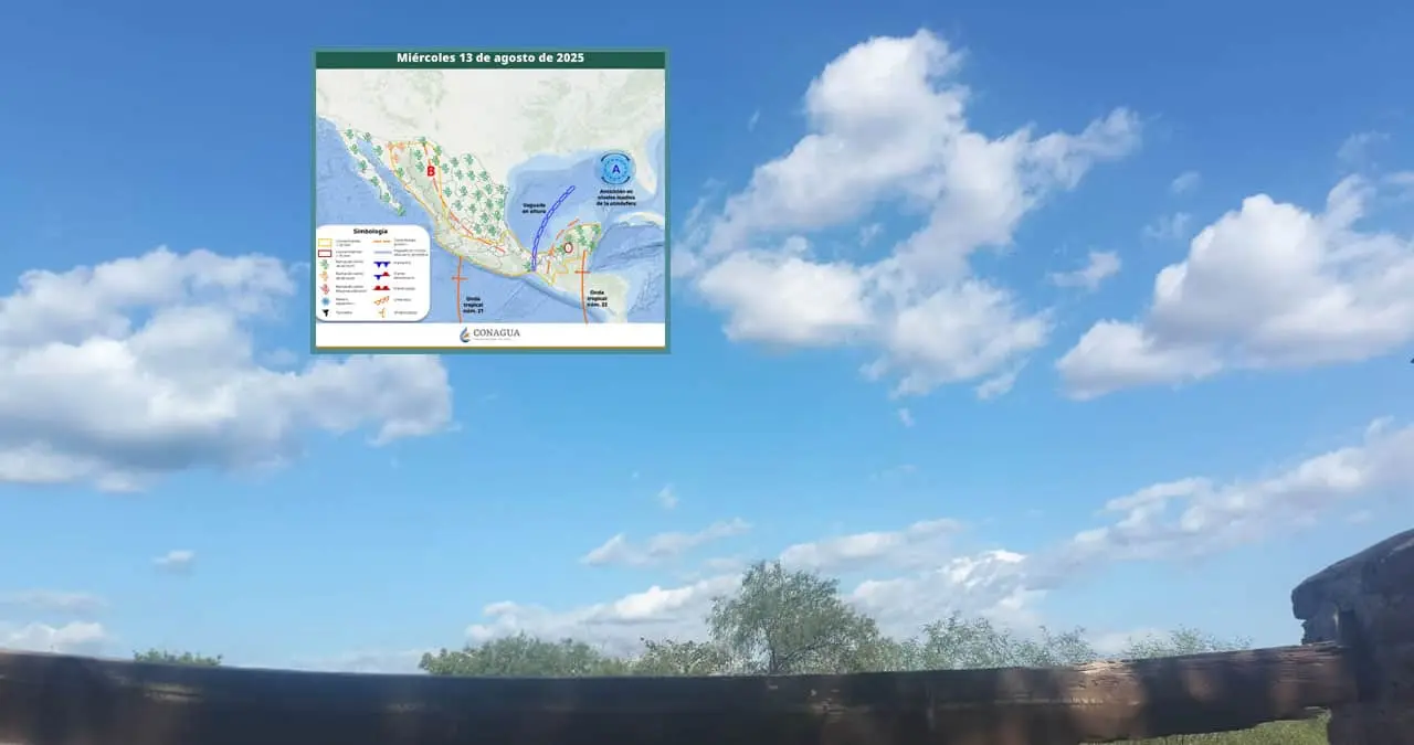 Clima en Sonora hoy, 13 de agosto: Pronóstico para Ciudad Obregón, Navojoa, y otras ciudades de la entidad
