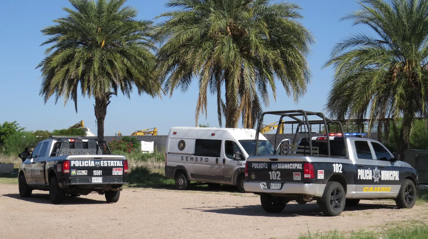 Hallan a hombre asesinado junto a local de eventos de Ciudad Obregón
