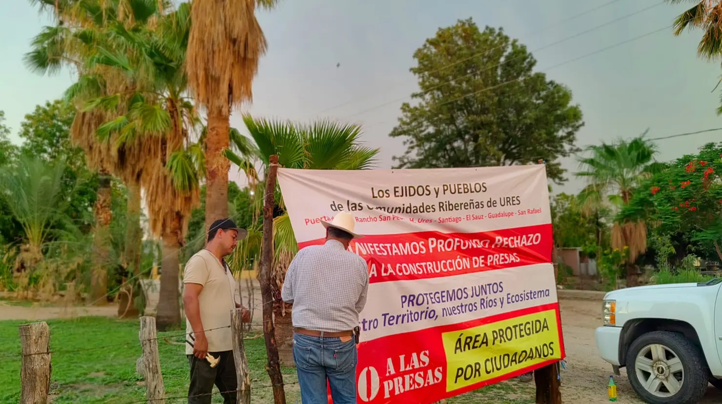 Se montan vigilancias ejidales para defensa del Río en Ures