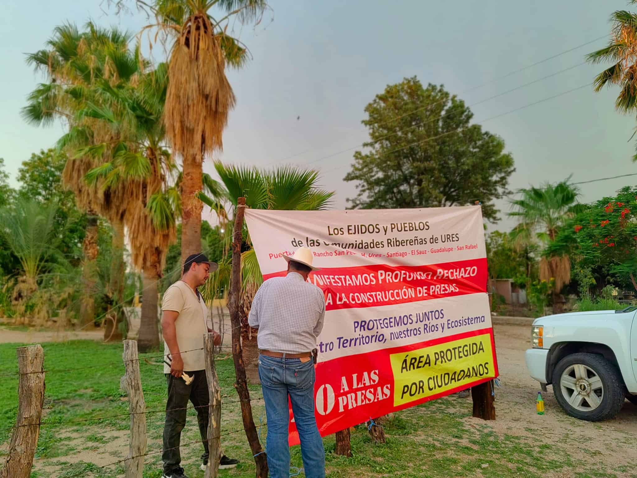 Se montan vigilancias ejidales para defensa del Río en Ures