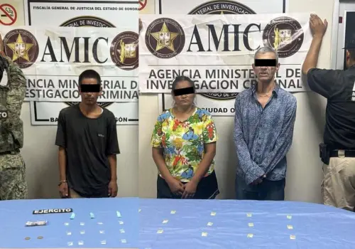 "Caen" tres por delito contra la salud en Ciudad Obregón