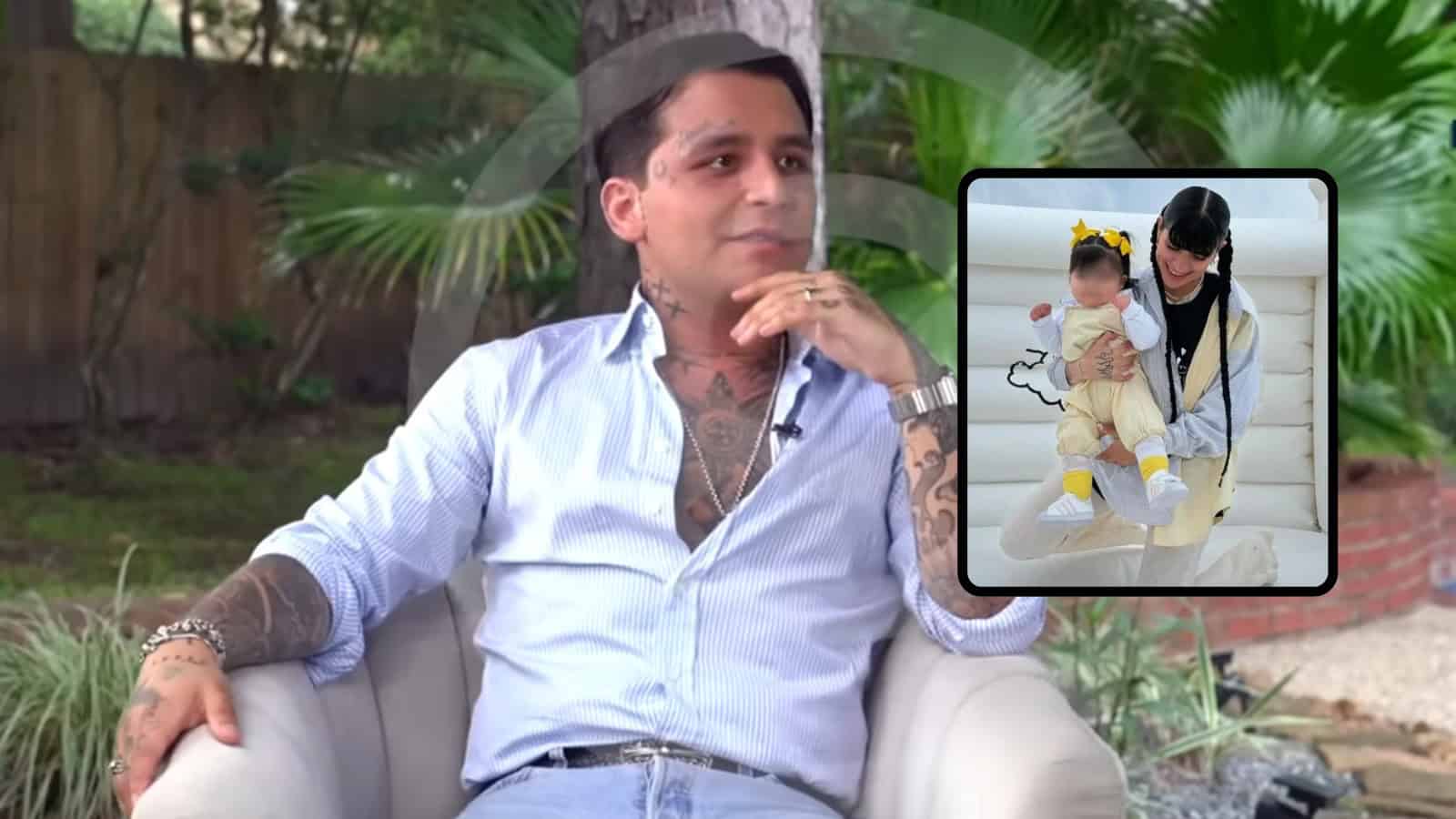 Christian Nodal revela la razón por la que no visita mucho a su hija Inti