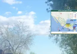 Clima en Sonora hoy, 14 de agosto: Tormentas eléctricas, calor extremo y vientos fuertes