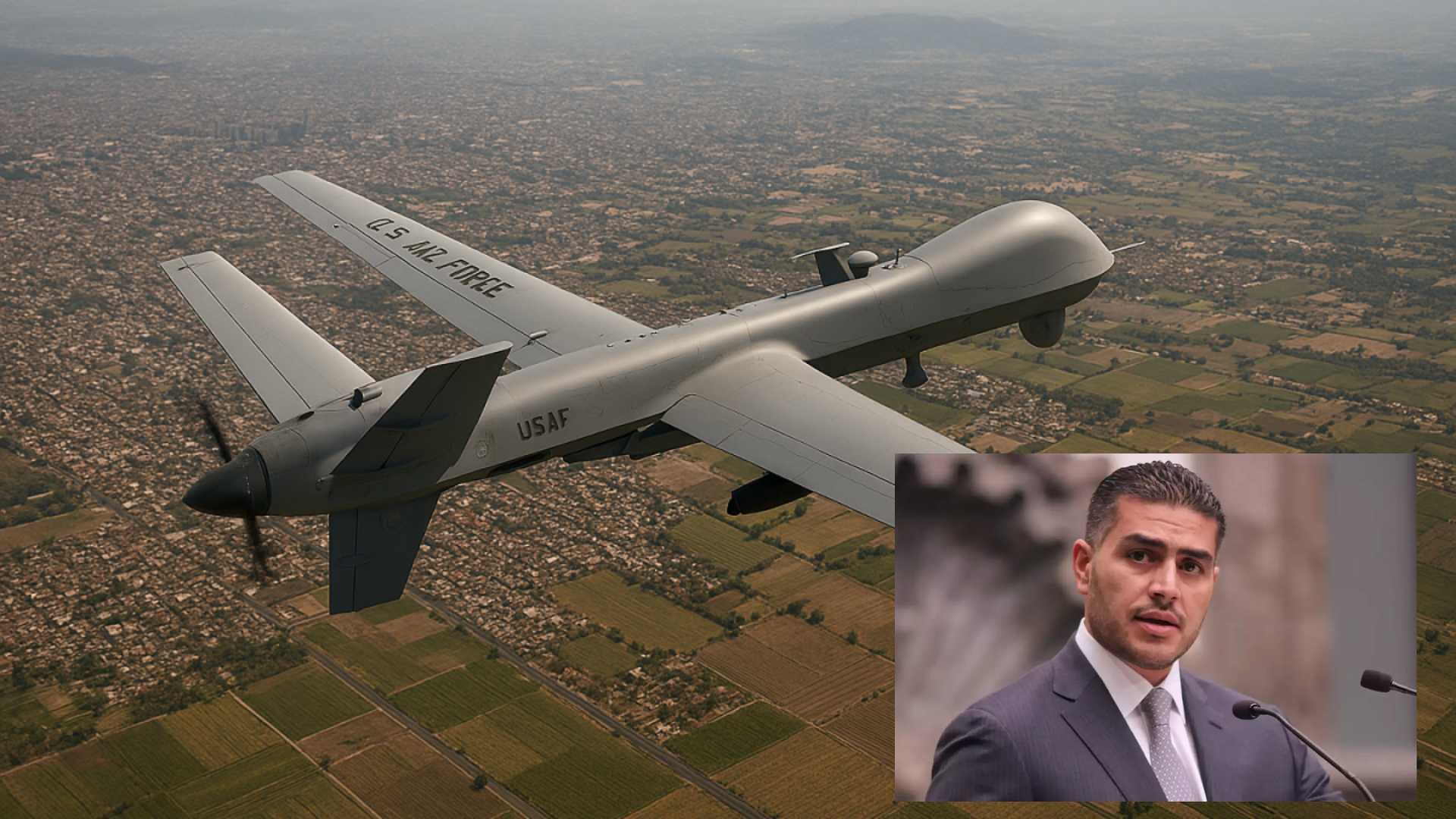 ¿Qué modelo era el dron de EU que sobrevoló el Edomex?