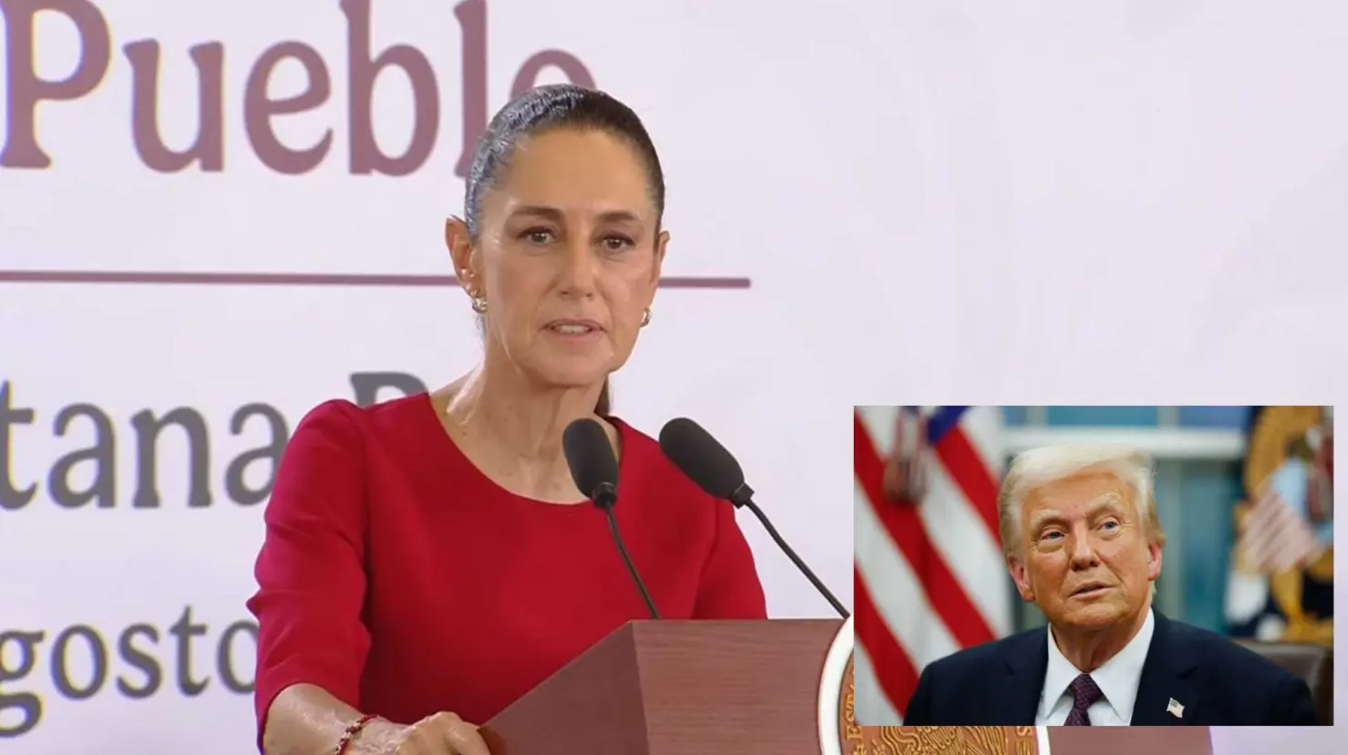 Sheinbaum le responde a Donald Trump: “En México solo manda el pueblo”