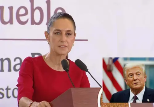 Sheinbaum le responde a Donald Trump: "En México solo manda el pueblo"