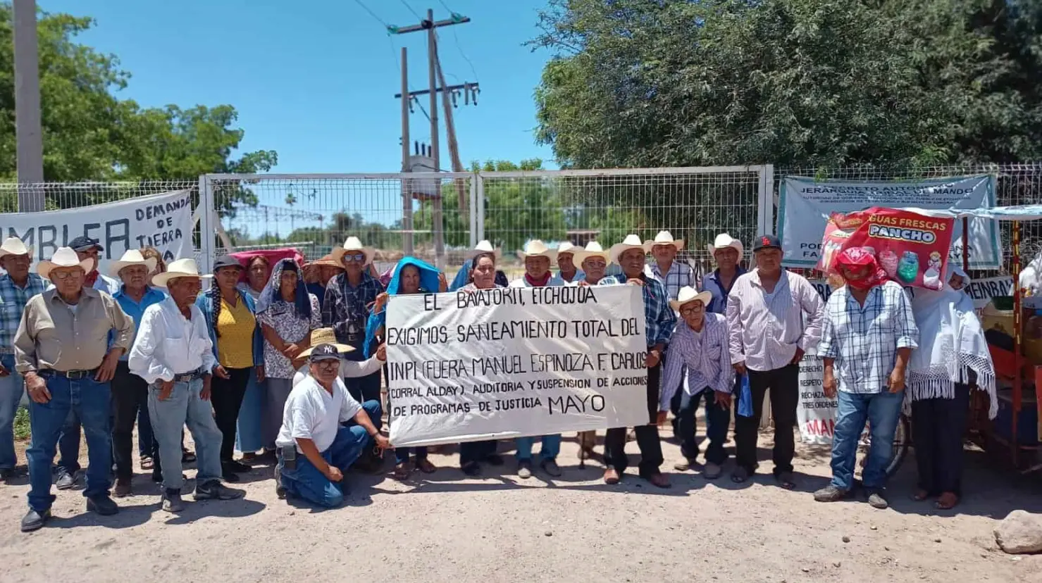 Las manifestaciones de protesta han aumentado en las oficinas regionales del INPI de Etchojoa y San Bernardo