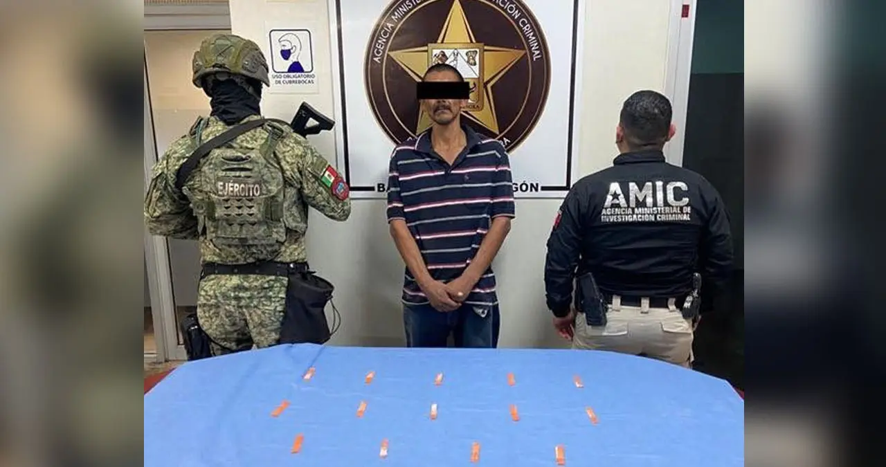 Aseguran a presunto narcomenudista en Bácum